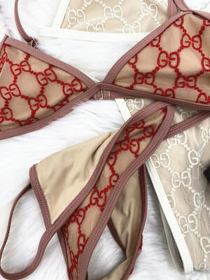 GG Sheer 2 Piece Swimsuit