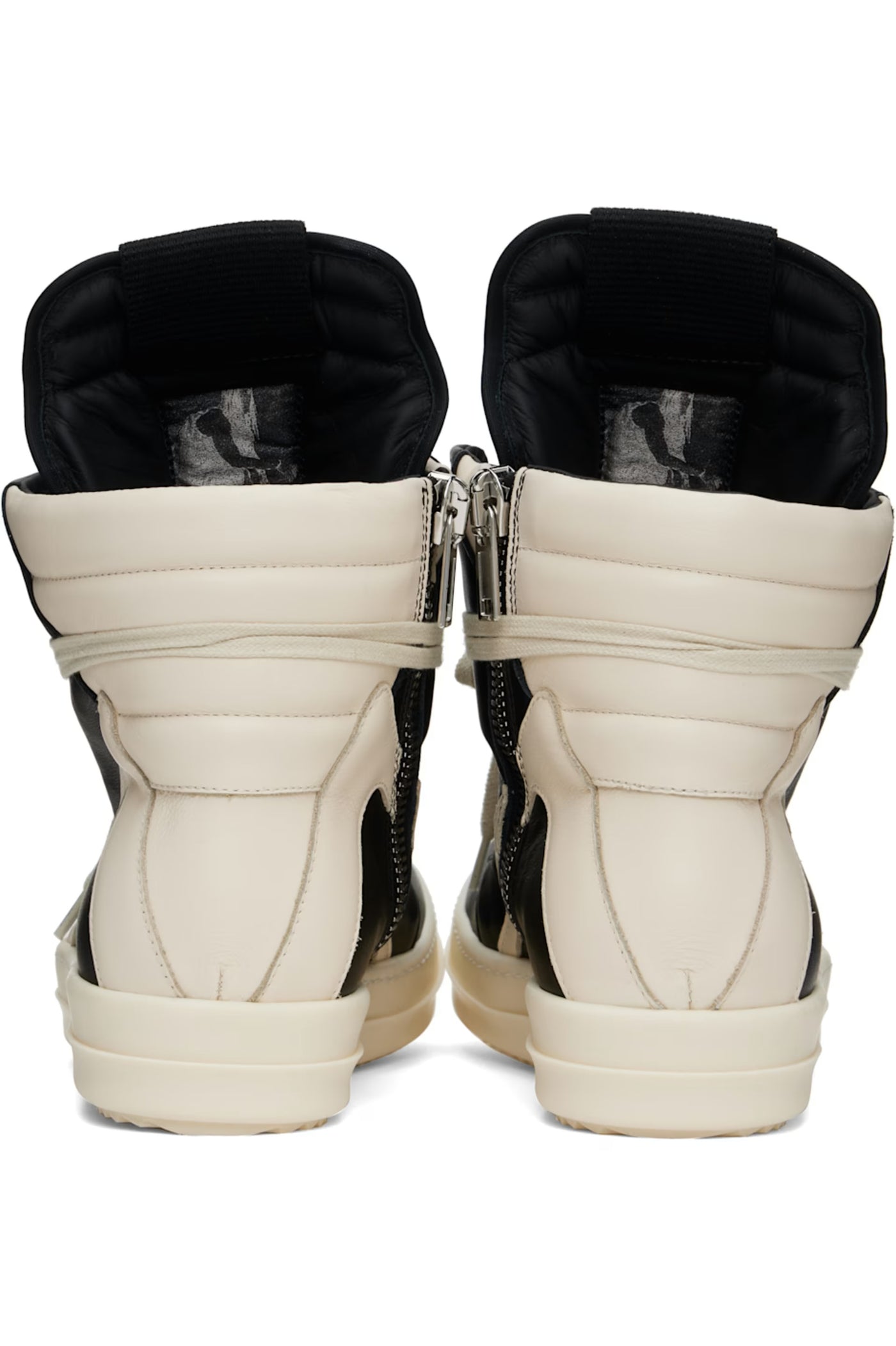 Black & Off-White Geobasket