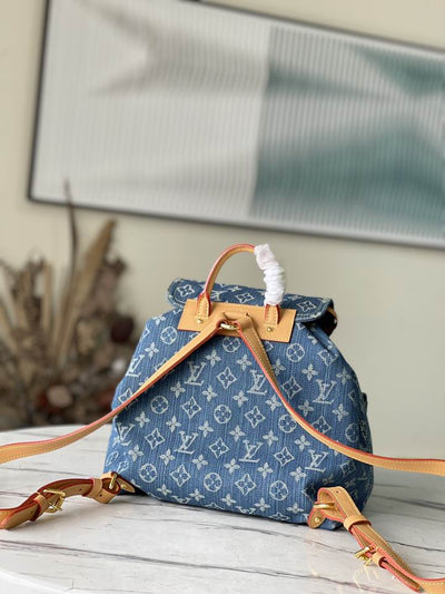 Denim LV Backpack
