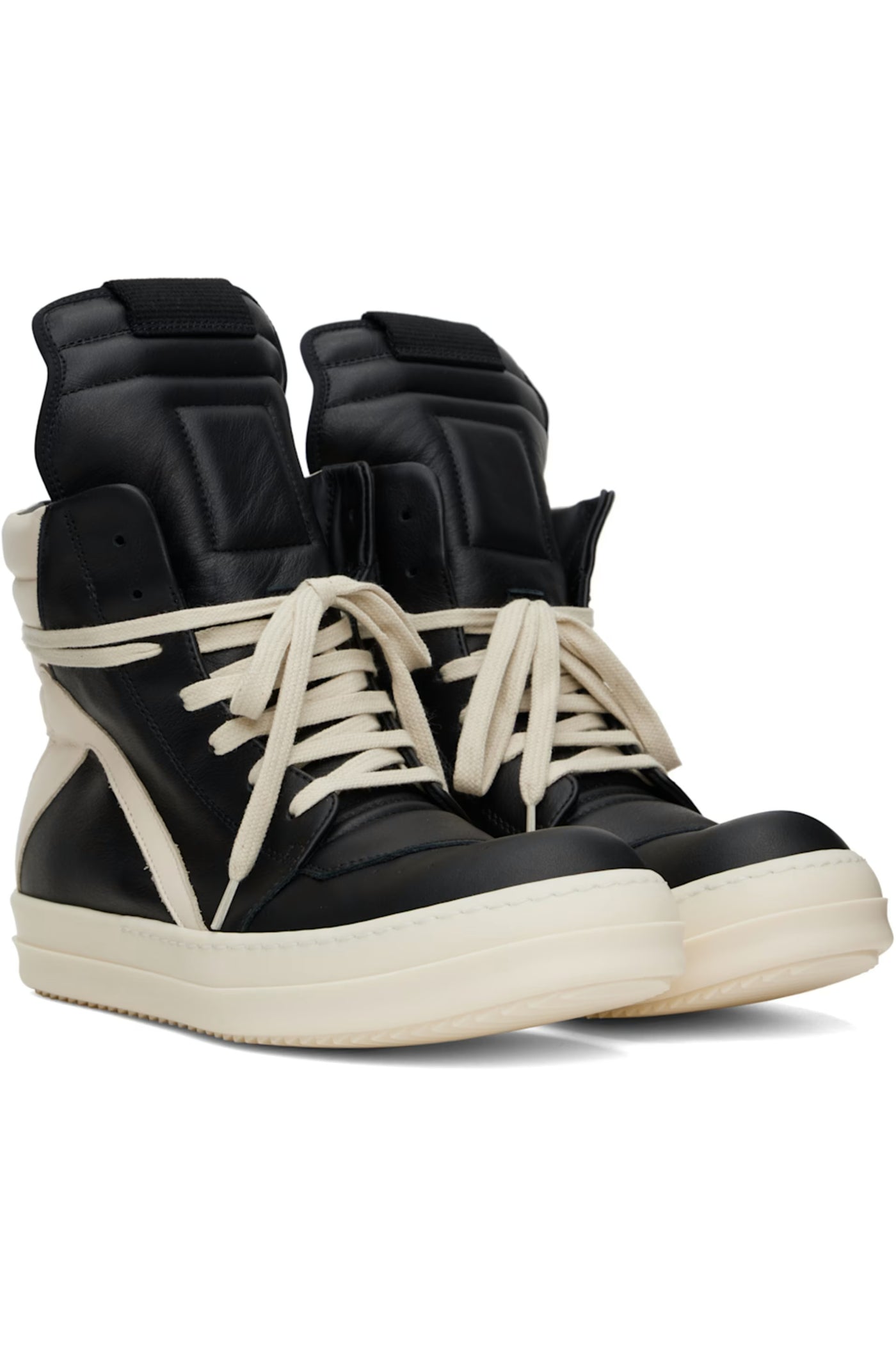 Black & Off-White Geobasket