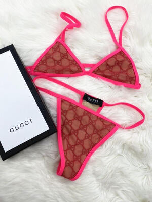 GG Sheer 2 Piece Swimsuit