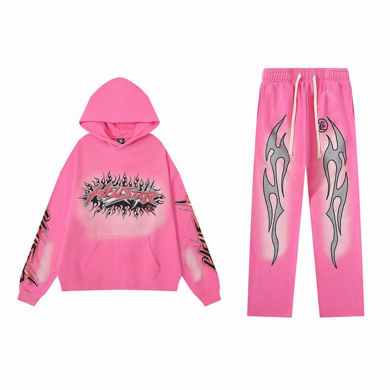 Pink HS 2 Piece Jogging Suit