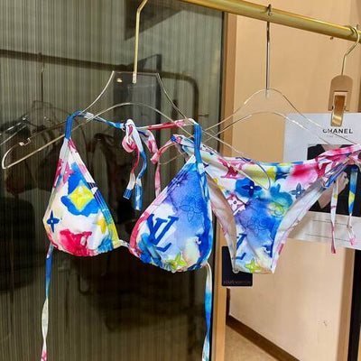 Colorful LV 2 Piece Swimsuit