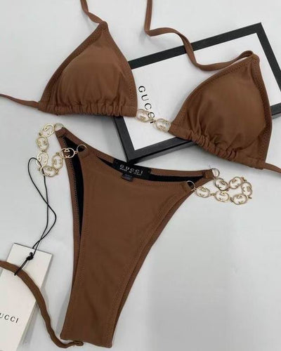 GG Chain 2 Piece Swimsuit