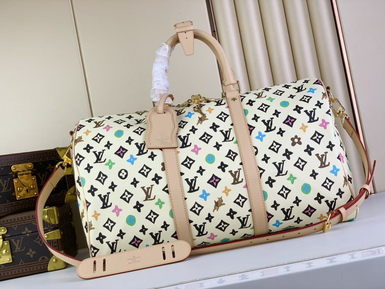 Multicolor LV Keepall