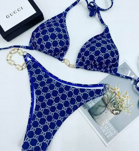GG Chain 2 Piece Swimsuit
