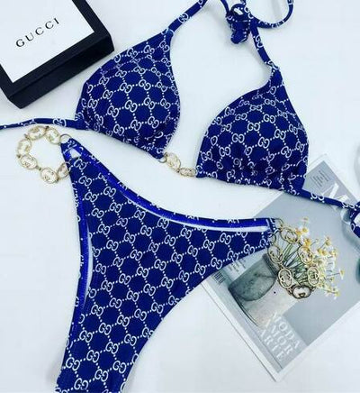 GG Chain 2 Piece Swimsuit