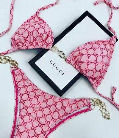 GG Chain 2 Piece Swimsuit