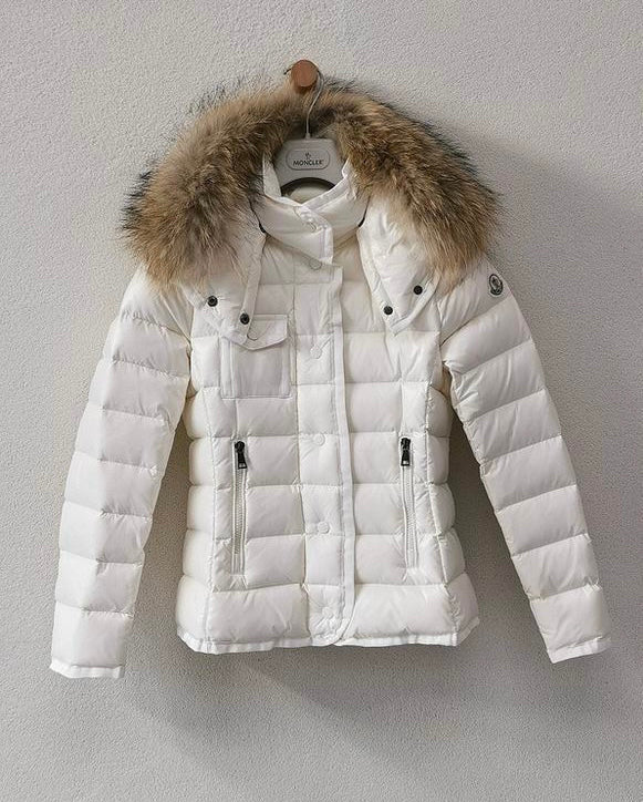 Mòncler Fur Fitted Coat