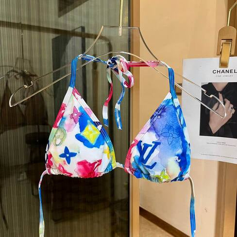 Colorful LV 2 Piece Swimsuit