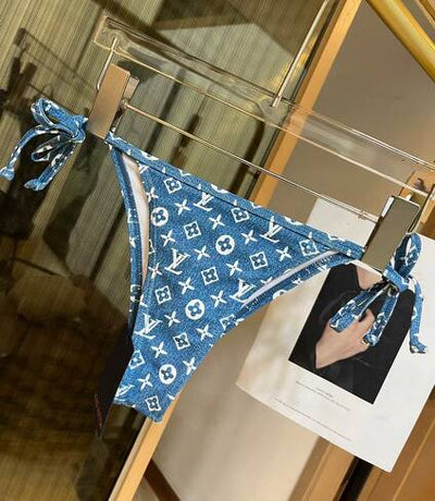 Blue LV 2 Piece Swimsuit