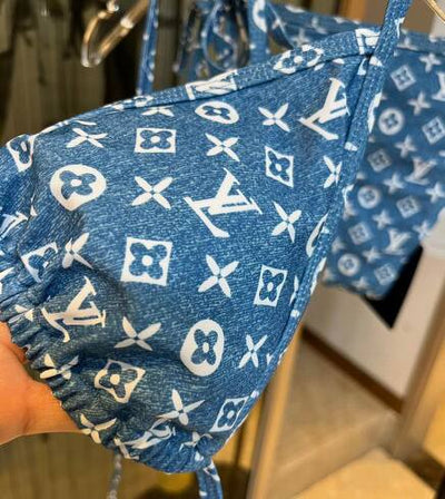 Blue LV 2 Piece Swimsuit