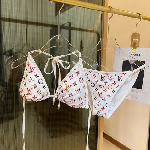 Multicolor LV 2 Piece Swimsuit